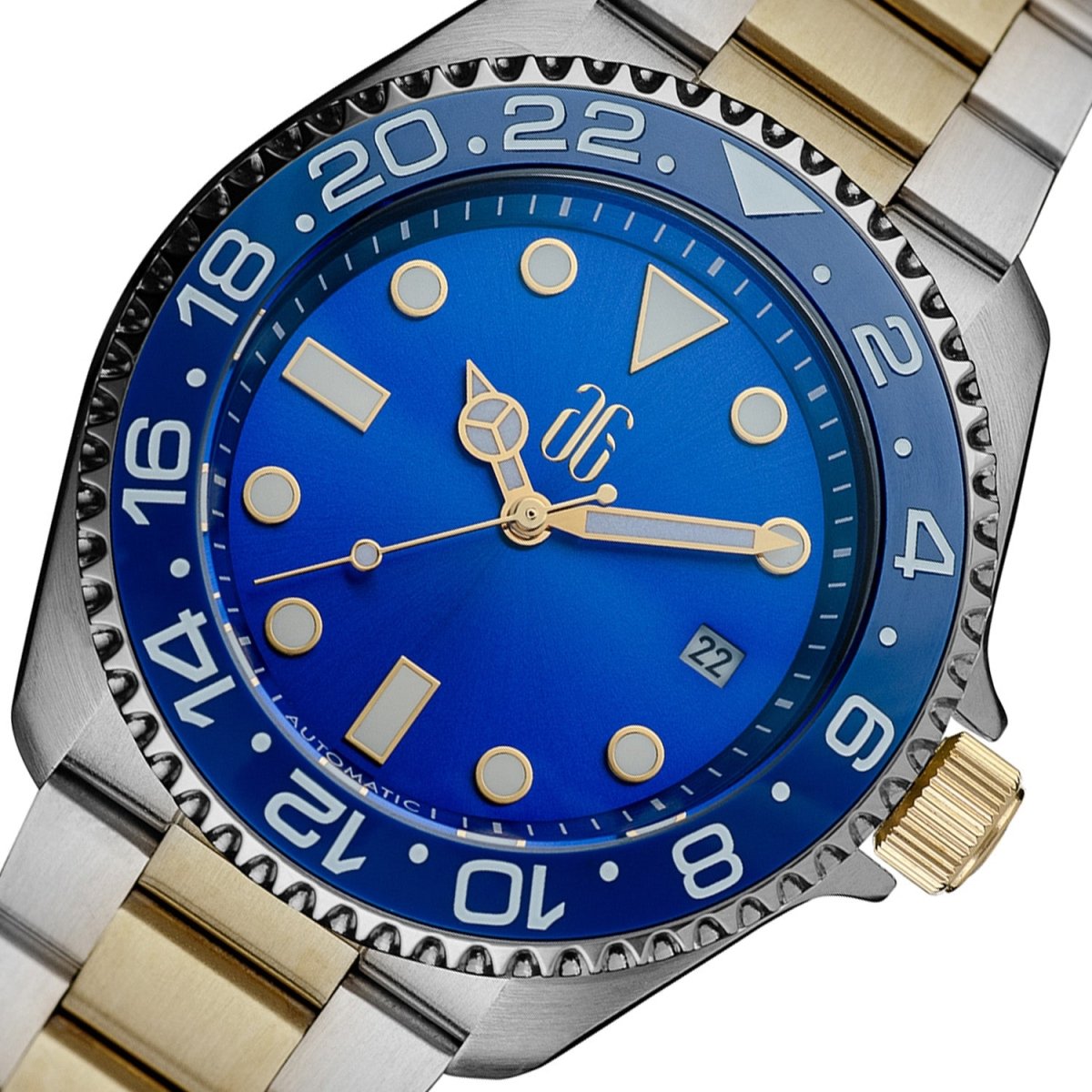 ARIES GOLD G 9040 SGBU-BUG AG Collective Automatic Watch with Sapphire Glass For Men