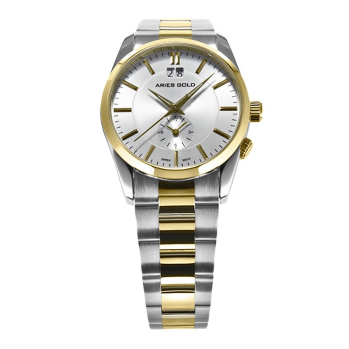 ARIES GOLD Urban Swiss Quartz Dual Time Watch with Sapphire Glass For Men's- G R92A 2TG-SD