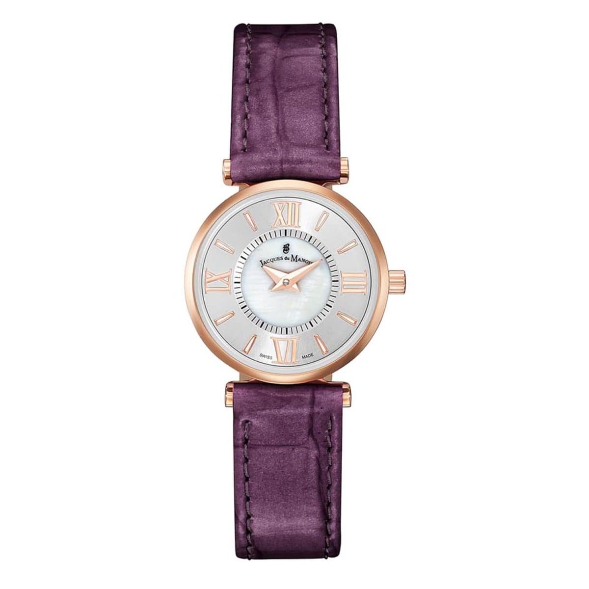 Jacques Du Manoir Sina Swiss Made Analogue MOP Round Dial Women's Watch - JCR.08