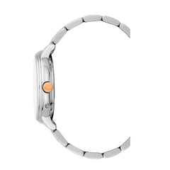 JDM Military Swiss Made ECHO Multifunction Silver Round Dial Men's Watch- JDM-WG003-02