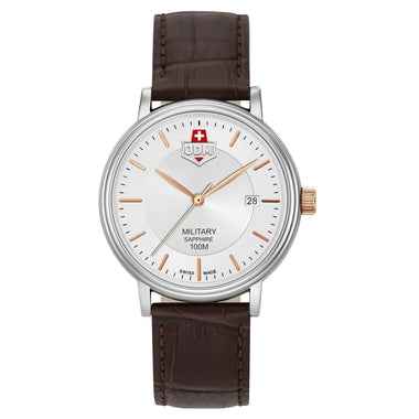 JDM Military Swiss Made KILO Analog Silver Round Dial Men's Watch- JDM-WG004-06