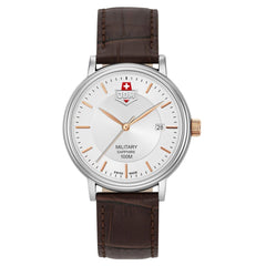 JDM Military Swiss Made KILO Analog Silver Round Dial Men's Watch- JDM-WG004-06