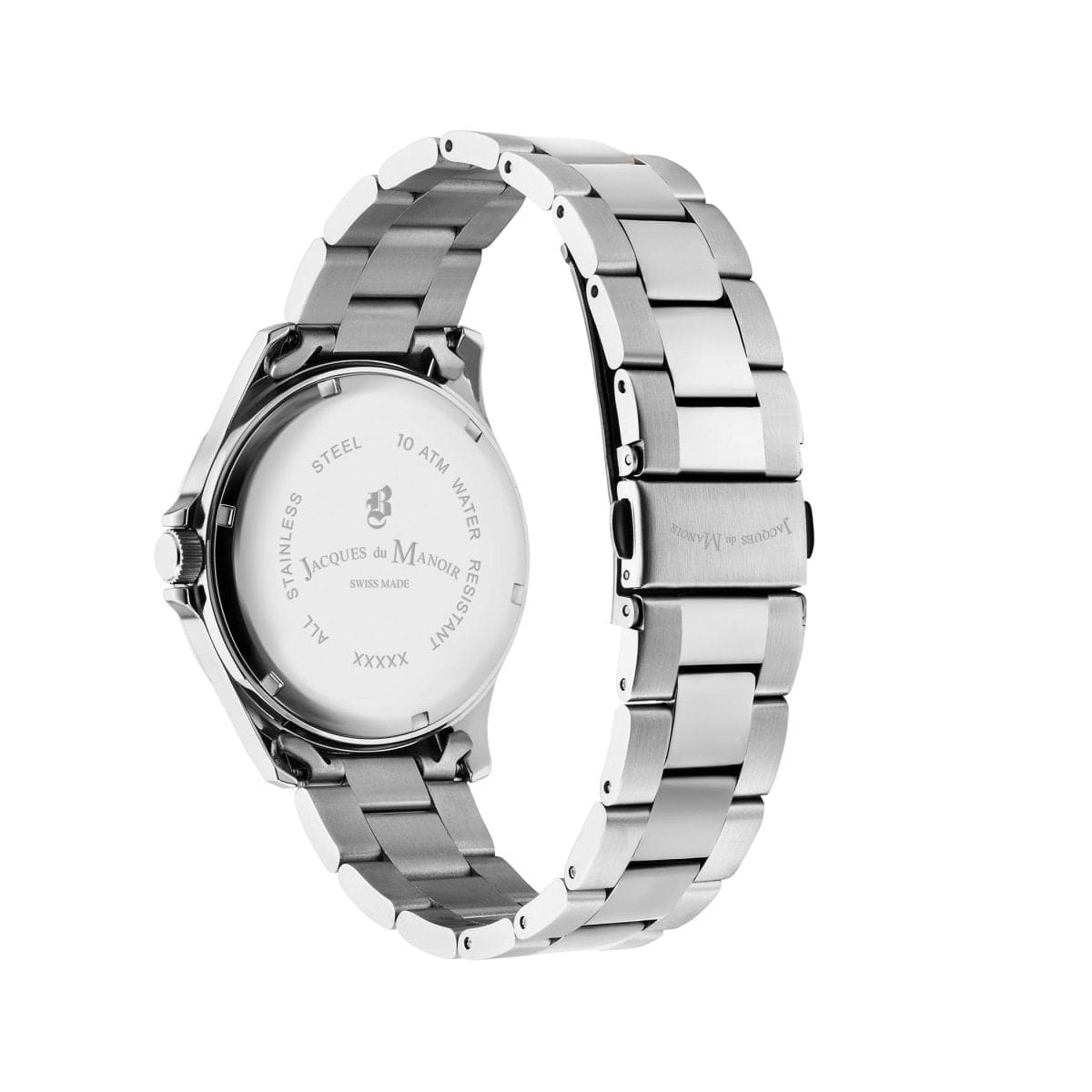 JDM Military Swiss Made ALPHA II Analog White Round Dial Men's Watch- JDM-WG005-01