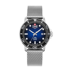 JDM Military Swiss Made TANGO Analog Blue Round Dial Men's Watch- JDM-WG008-04
