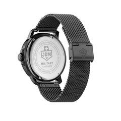 JDM Military Swiss Made TANGO Analog Black Round Dial Men's Watch- JDM-WG008-05