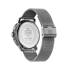 JDM Military Swiss Made TANGO Analog Grey Round Dial Men's Watch- JDM-WG008-06