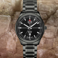 JDM Military Swiss Made ALPHA MISSION Analog Grey Round Dial Men's Watch- JDM-WG010-01