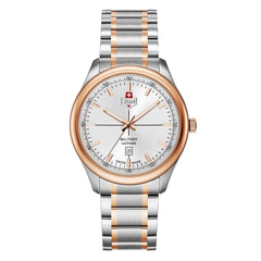 JDM Military Swiss Made ALPHA MISSION Analog Silver Round Dial Men's Watch- JDM-WG010-06