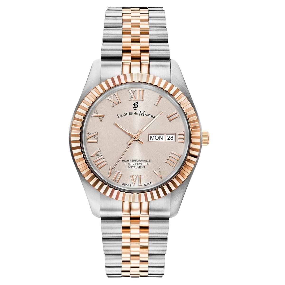 Jacques Du Manior Analog Grey Round Dial Swiss Made  Men's Watch -  JWG00403