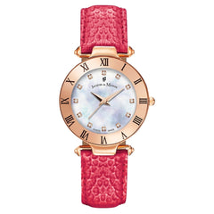 JACQUES DU MANOIR Rainbow Swiss Made Analogue MOP Round Dial Women's Watch- JWL00103