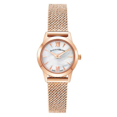 JACQUES DU MANOIR Mia Swiss Made Analogue MOP Round Dial Women's Watch- JWL00903