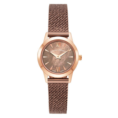 JACQUES DU MANOIR Mia Swiss Made Analogue MOP Round Dial Women's Watch- JWL00904