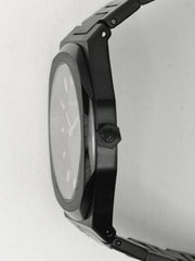 Aries Gold Prestige Quartz Black Round Sapphire Glass Dial Women's Watch - L 1032 BK-BKRG