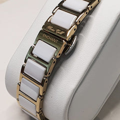 ARIES GOLD Persia Crystals MOP Dial Watch with Sapphire Glass For Women- L 5006Z G-MP