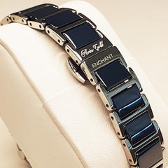 ARIES GOLD Persia Crystals Watch with Ceramic Strap & Sapphire Glass For Women's- L 5006Z S-BUMP