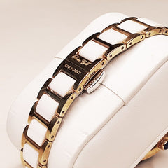 ARIES GOLD Capella Crystals Watch with Sapphire Glass For Women- L 5015Z RG-W