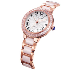 ARIES GOLD Capella Crystals Watch with Sapphire Glass For Women- L 5015Z RG-W