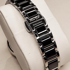 ARIES GOLD Capella Crystals Watch with Ceramic Strap & Sapphire Glass For Women's- L 5015Z S-BK