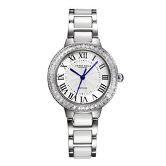 ARIES GOLD Capella Crystals Watch with Sapphire Glass For Women- L 5015Z S-W