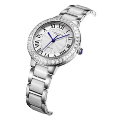 ARIES GOLD Capella Crystals Watch with Sapphire Glass For Women- L 5015Z S-W
