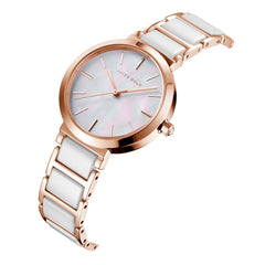 ARIES GOLD Belle Quartz Watch with Ceramic Strap Sapphire Glass For Women's- L 5037Z RG-W