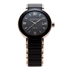 ARIES GOLD Lumina Quartz Watch with Sapphire Glass For Women- L 8146L BK-BLACK