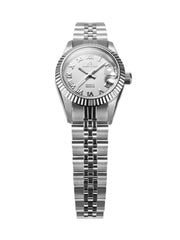 Aries Gold Heritage Swiss Quartz White Crystal Round Dial Women's Watch - L R68Q S-RW