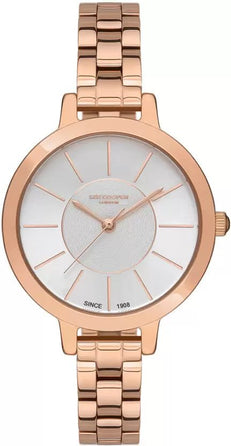 Lee Cooper Quartz Silver Round Dial Women's Watch - LC06175.430-NL