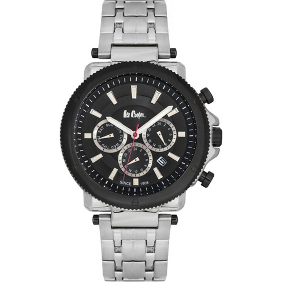 Lee Cooper Multifunction Black Round Dial Men's Watch - LC06183.350