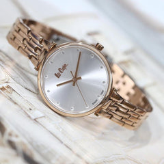 Lee Cooper Quartz Silver Round Dial Women's Watch - LC06329.430