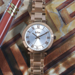 Lee Cooper Quartz Silver Round Dial Women's Watch - LC06332.430