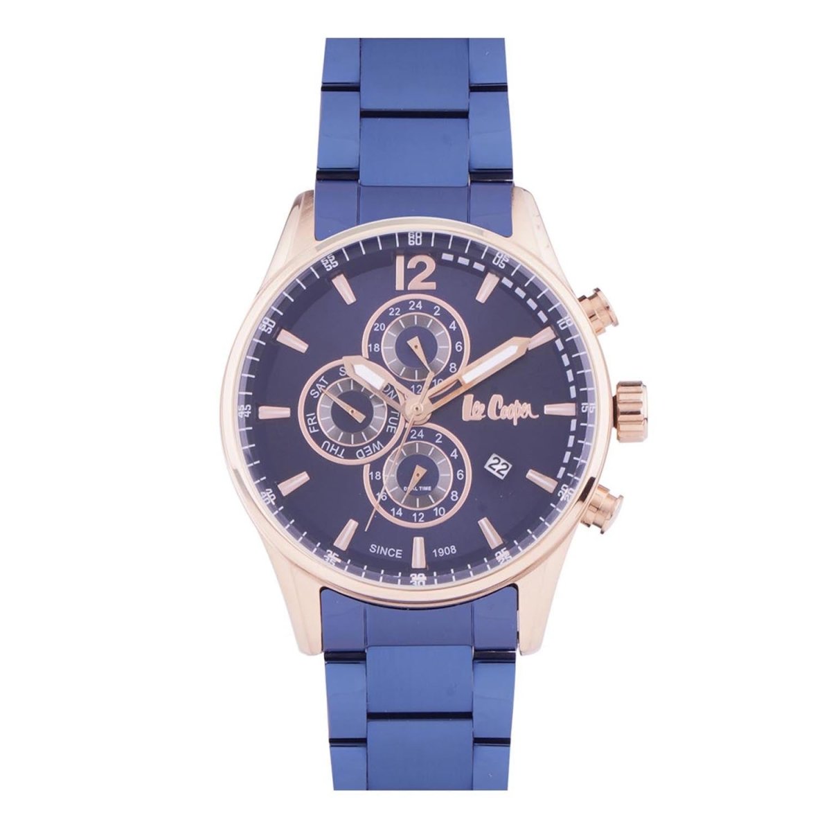 Lee Cooper Multifunction Blue Round Dial Men's Watch - LC06420.490