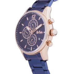 Lee Cooper Multifunction Blue Round Dial Men's Watch - LC06420.490