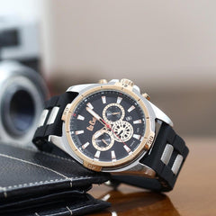 Lee Cooper Multifunction Black Round Dial Men's Watch - LC06443.531