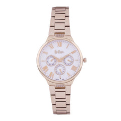 Lee Cooper Multifunction Silver Round Dial Women's Watch - LC06466.120