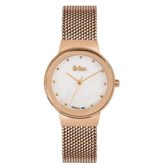 Lee Cooper Analouge White MOP Round Dial Women's Watch -  LC06472.420