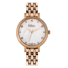 Lee Cooper Analouge White MOP Round Dial Women's Watch -  LC06475.420