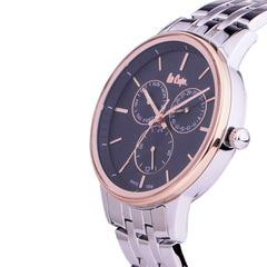 Lee Cooper Multifunction Black Round Dial Men's Watch - LC06498.550
