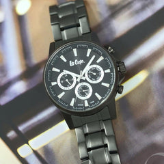 Lee Cooper Multifunction Black Round Dial Men's Watch - LC06516.060