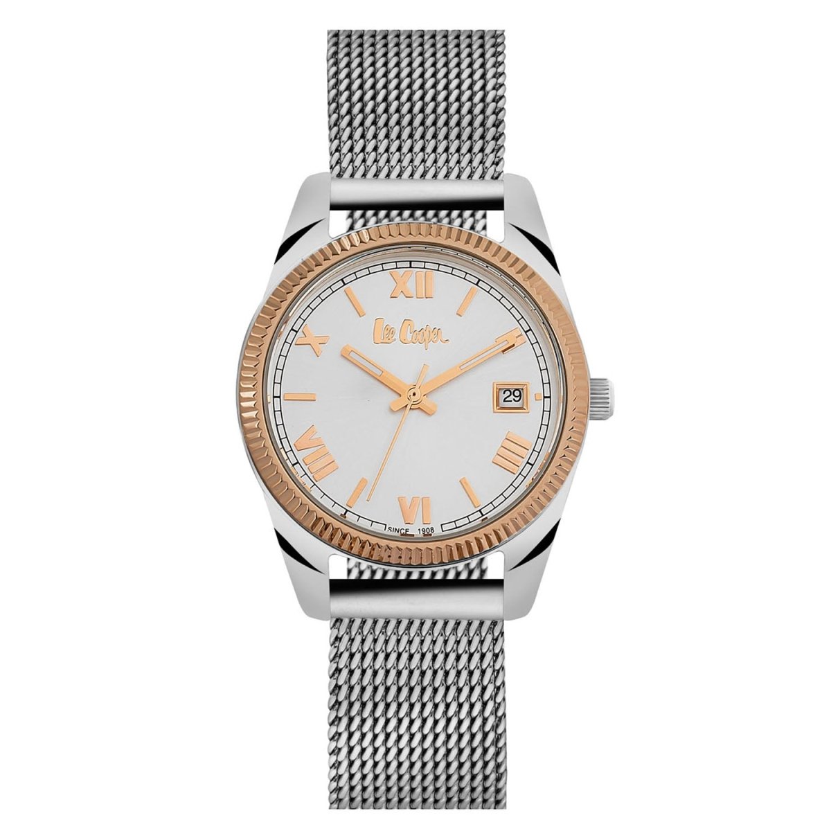 Lee Cooper Analouge Silver Round Dial Women's Watch - LC06523.530