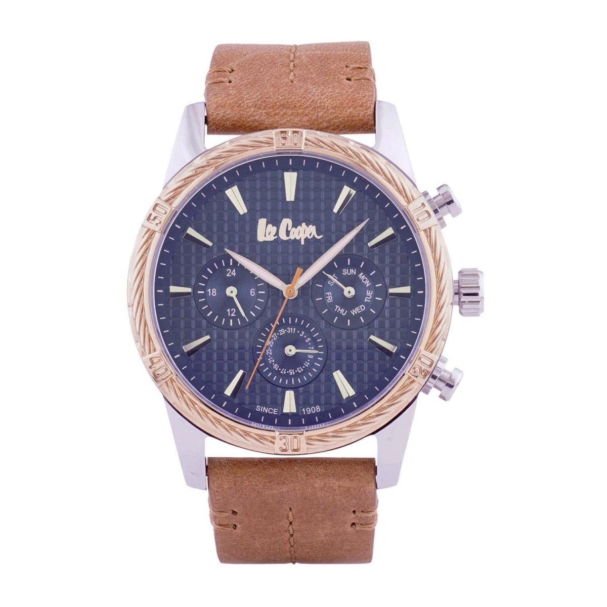 Lee Cooper Multifunction Silver Round Dial Men's Watch - LC06524.595