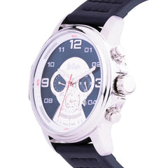 Lee Cooper Dual Time Blue Round Dial Men's Watch - LC06525.399