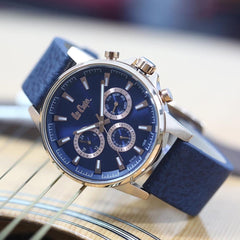 Lee Cooper Multifunction Blue Round Dial Men's Watch - LC06528.499