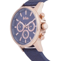 Lee Cooper Multifunction Blue Round Dial Men's Watch - LC06528.499