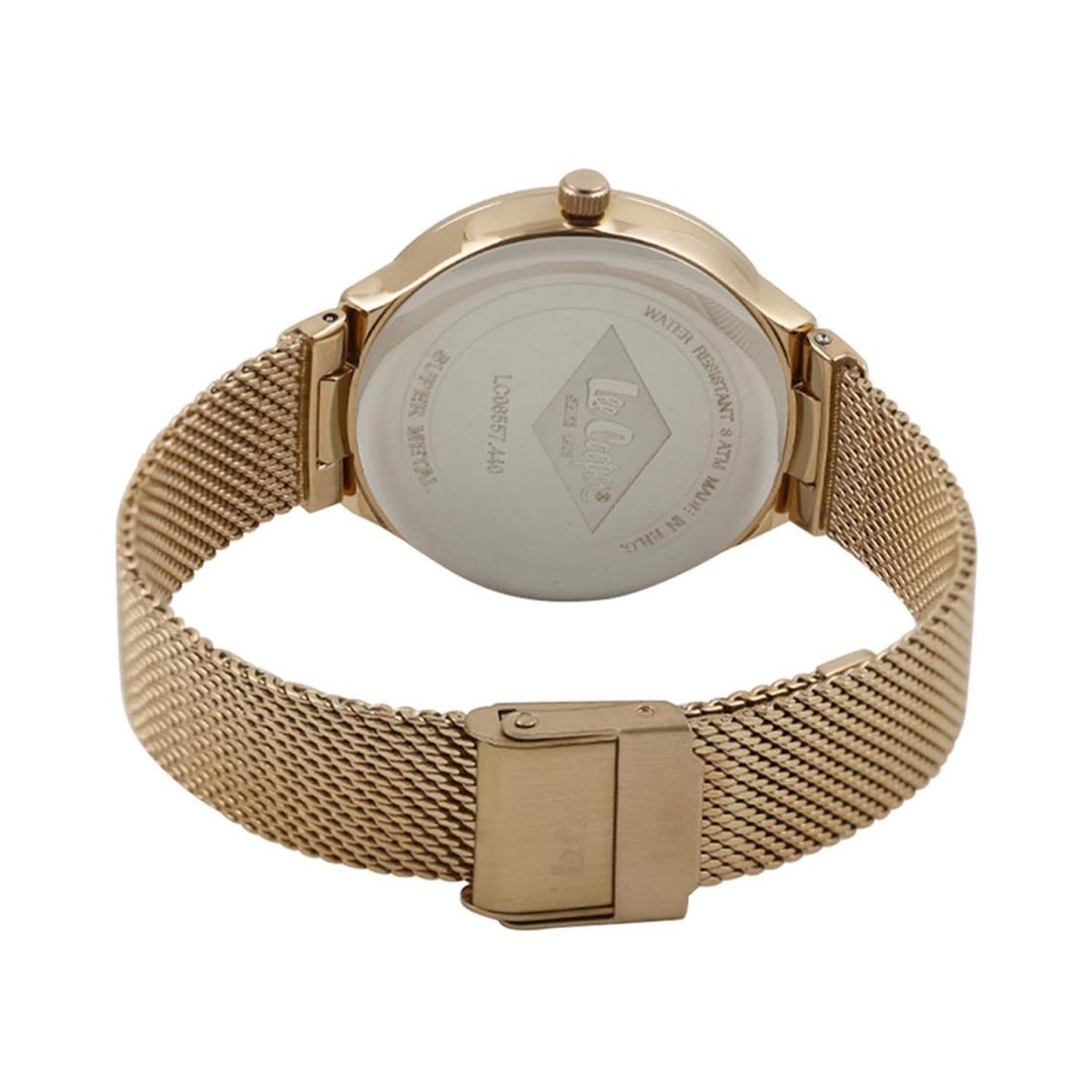Lee Cooper Quartz Brown Mop Round Dial Women's Watch - LC06557.440