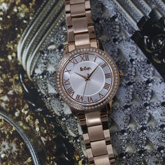 Lee Cooper Quartz Silver Round Dial Women's Watch - LC06579.430