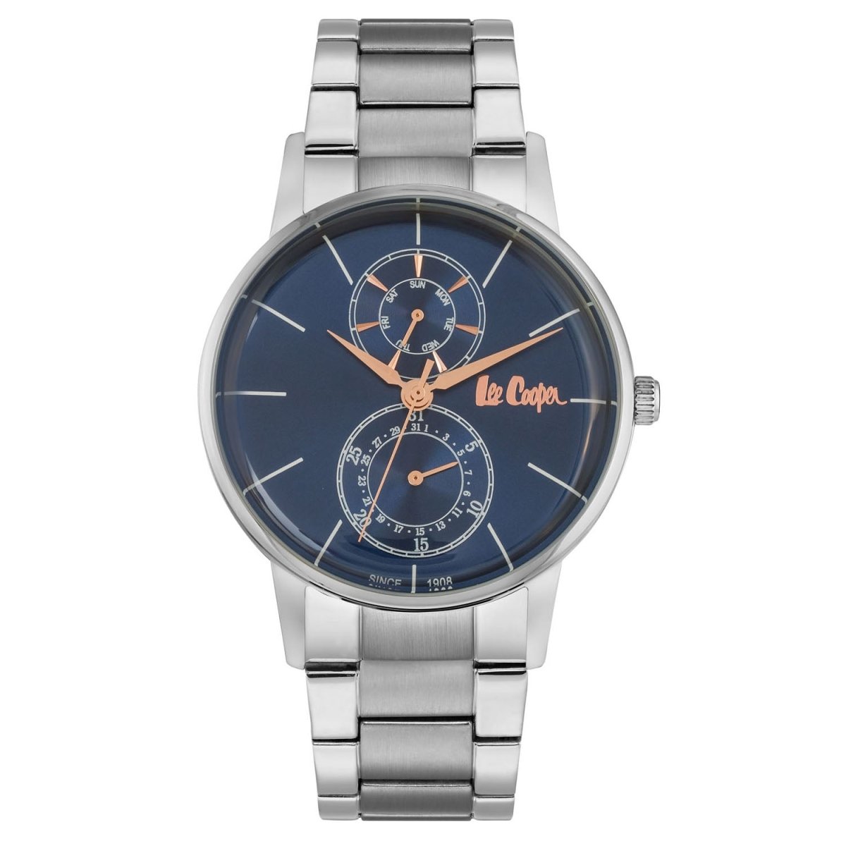 Lee Cooper Crystal Blue Round Dial Men's Watch - LC06613.390