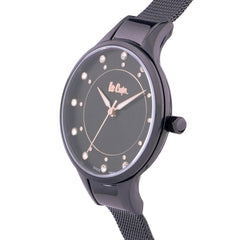 Lee Cooper Quartz Black Round Dial Women's Watch - LC06620.650