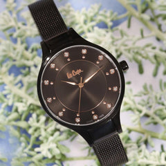 Lee Cooper Quartz Black Round Dial Women's Watch - LC06620.650