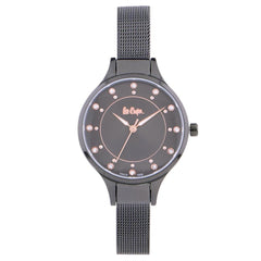 Lee Cooper Quartz Black Round Dial Women's Watch - LC06620.650